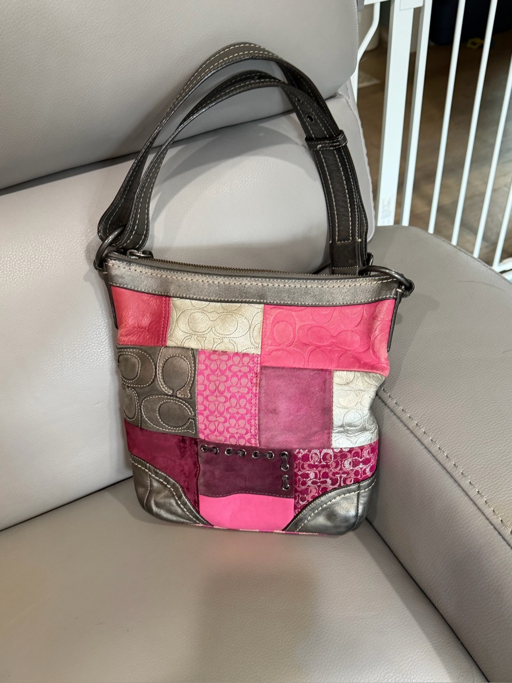 Coach Patchwork SoHo Shoulder Bog